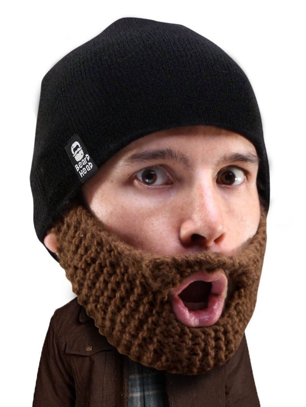 Beard Head Hat Beanie Stubble Populous NIP One Size